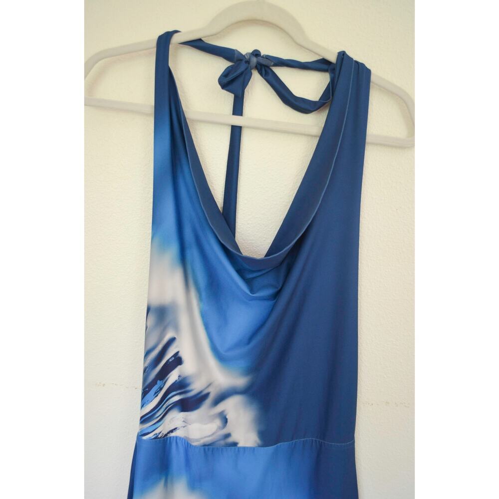 REVOLVE Especia Moonflower Blue Maxi Dress Size Medium - Picture 5 of 8